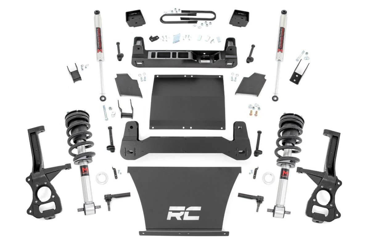 GMC Sierra 1500 Suspension Lift Kit - Rear - Rough Country - Mono Leaf Rear | M1 Struts/M1 - 2025+